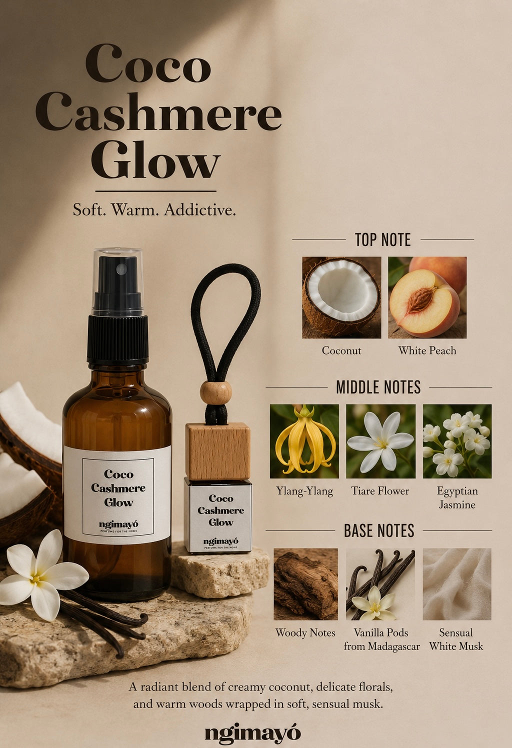 Coco Cashmere Glow Car Diffuser